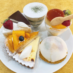 夏のおすすめケーキセットC