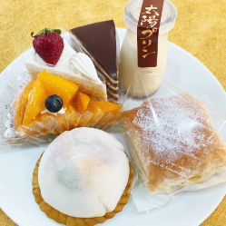 夏のおすすめケーキセットB