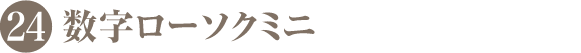 数字ローソクミニ